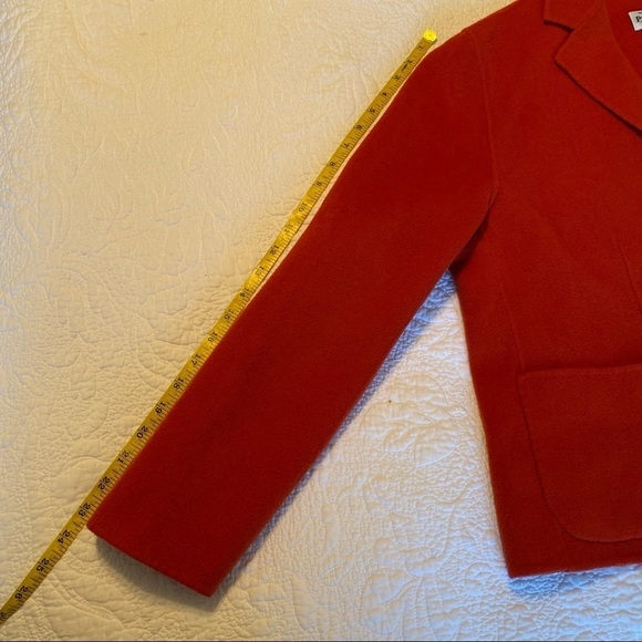 Pendleton Merino Wool Button Front Rust Blazer - Large - Picture 13 of 15